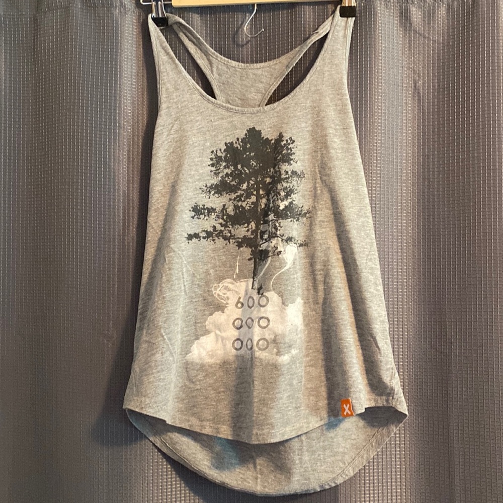Finish It grey tank top